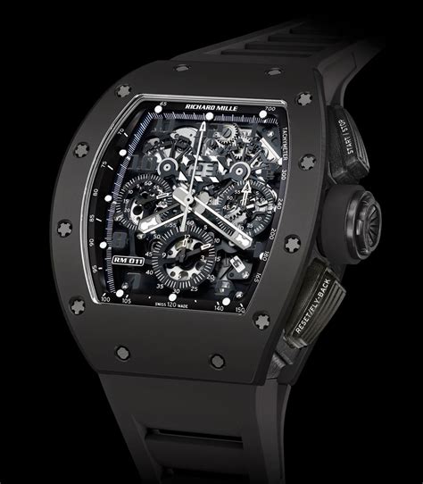 richard mille black rubber|richard mille rm 011.